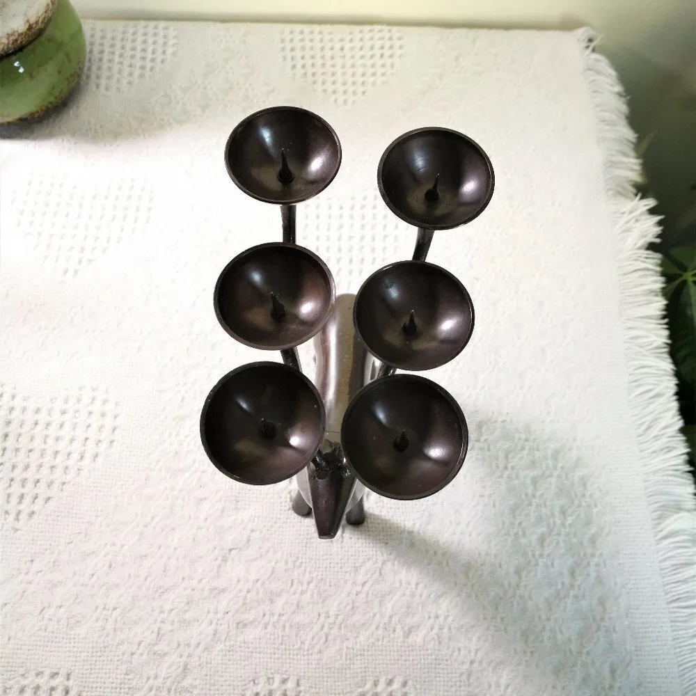 Solid Brass Deer‎ Candle Holder